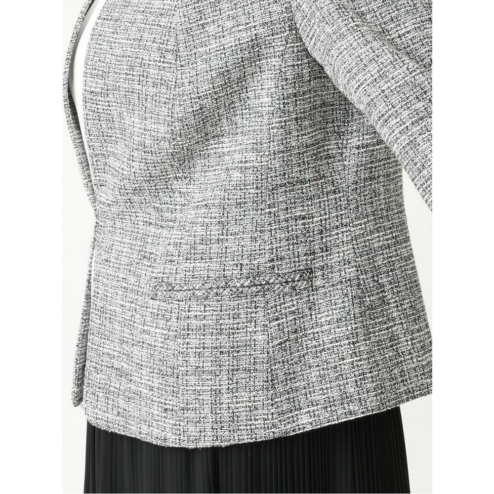 【大きいサイズ/B-move JK】ノーカラーツイードジャケット15