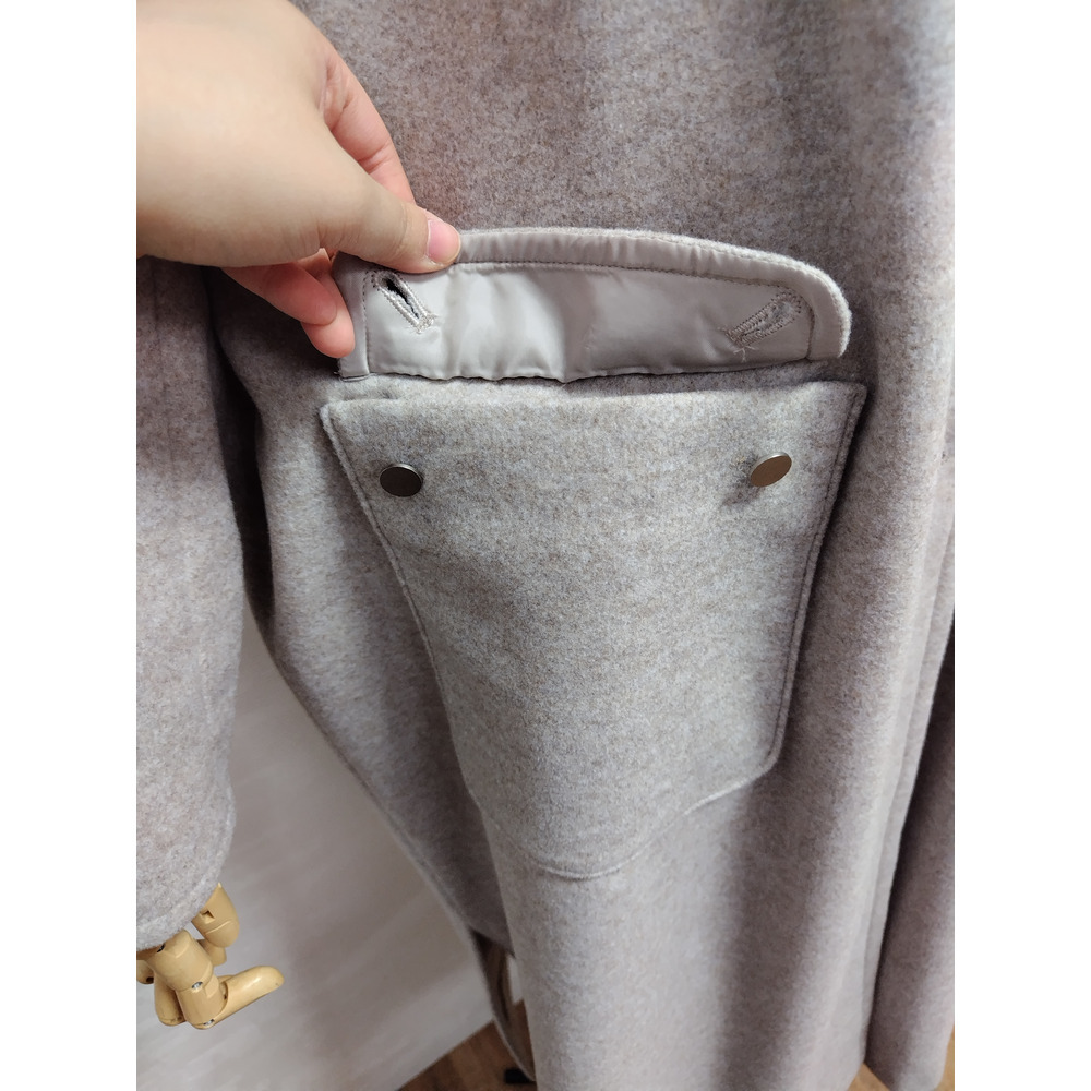 【日本製】 ノーカラー3Bウーリッシュコート 3