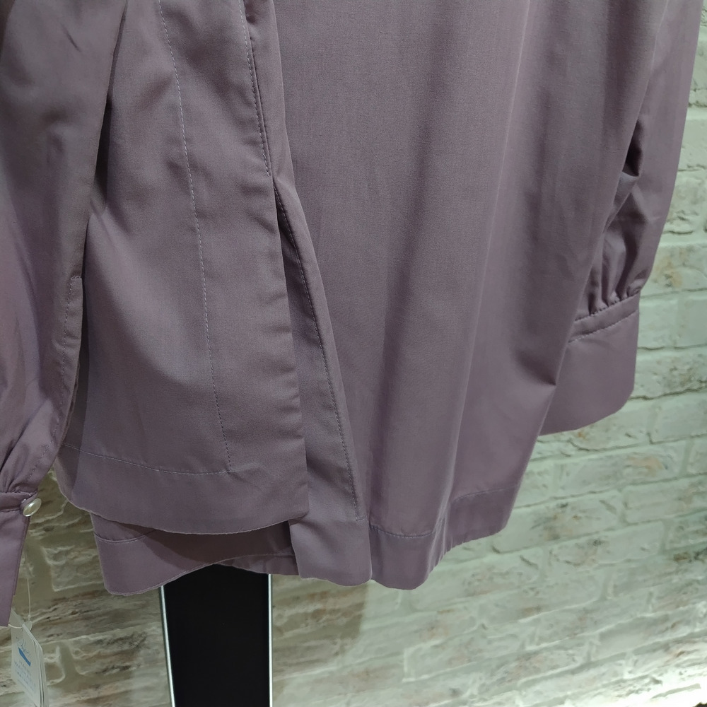 無地ボウタイオーバーサイズブラウス7