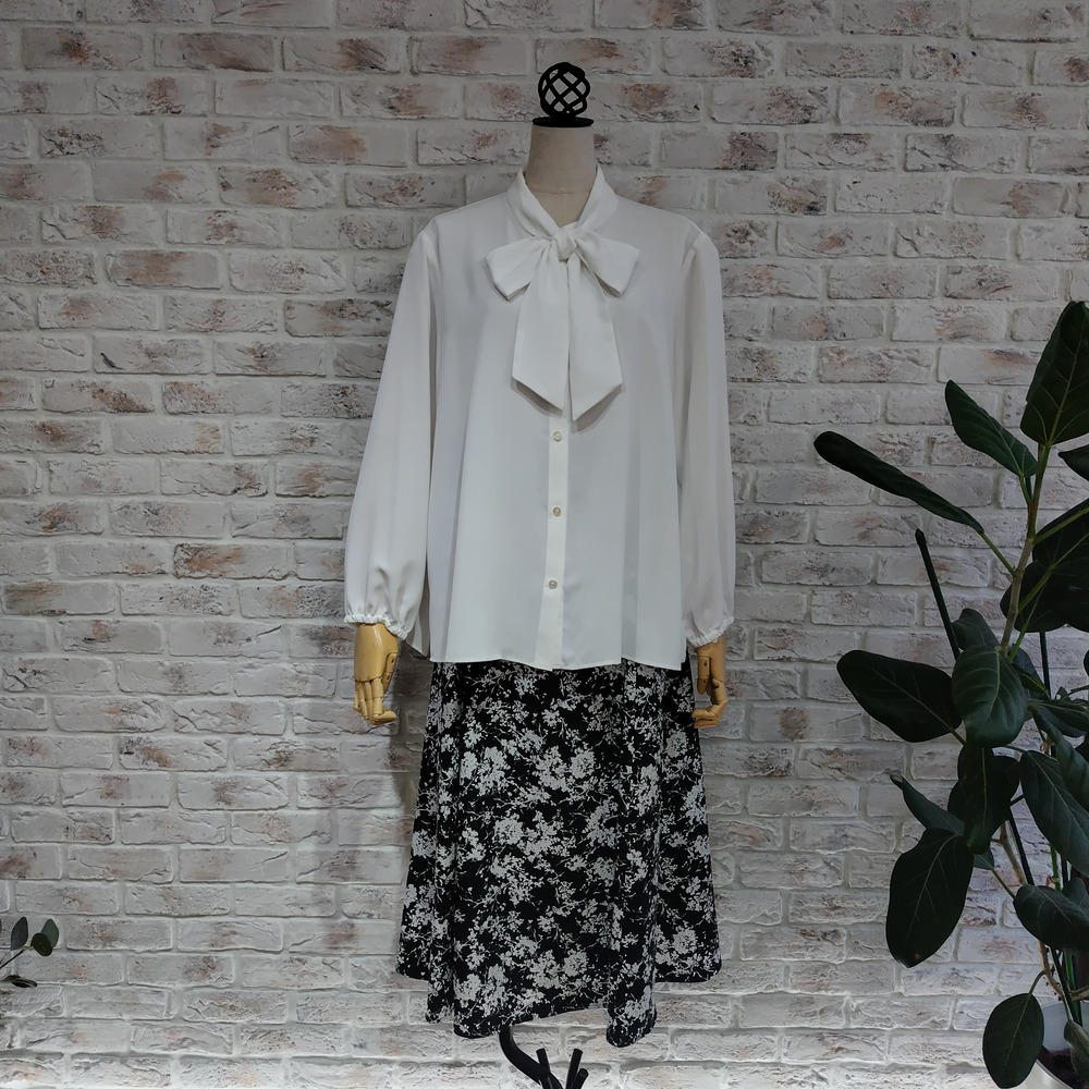 ボウタイブラウス9