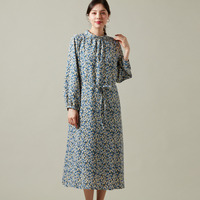 ［洗える］花柄ワンピース