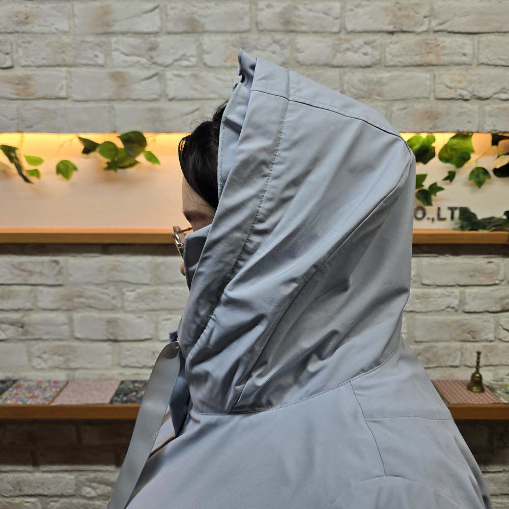 撥水フリルコート11