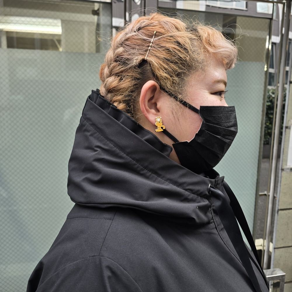 撥水フリルコート17