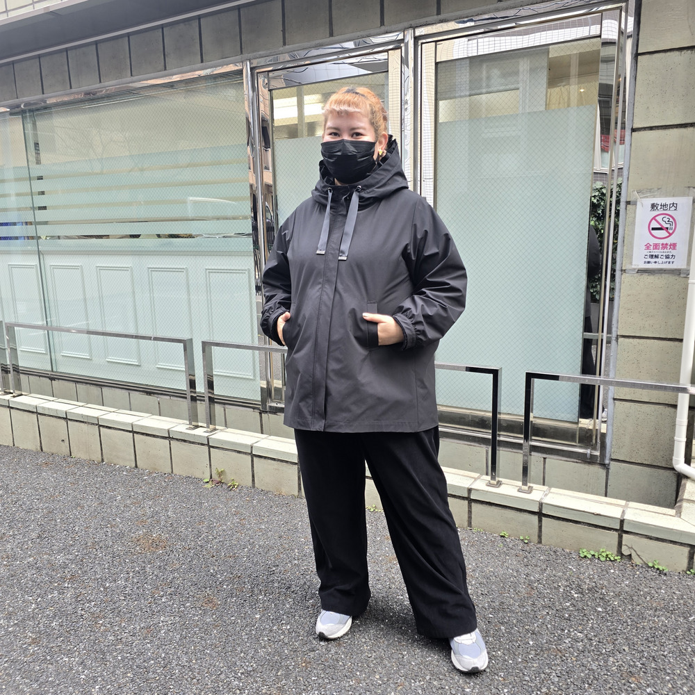 撥水フリルコート21