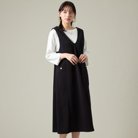 【先行販売】Vネックジャンパースカート