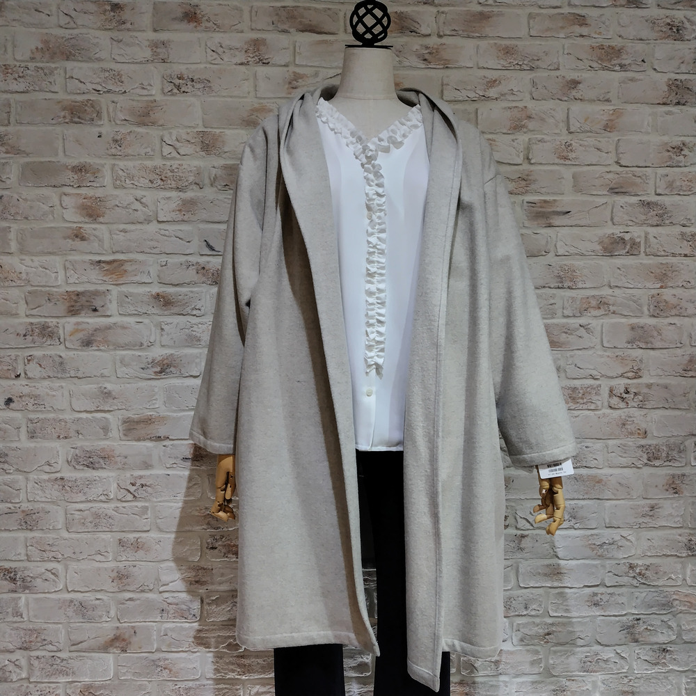 ウール調コーディガン1