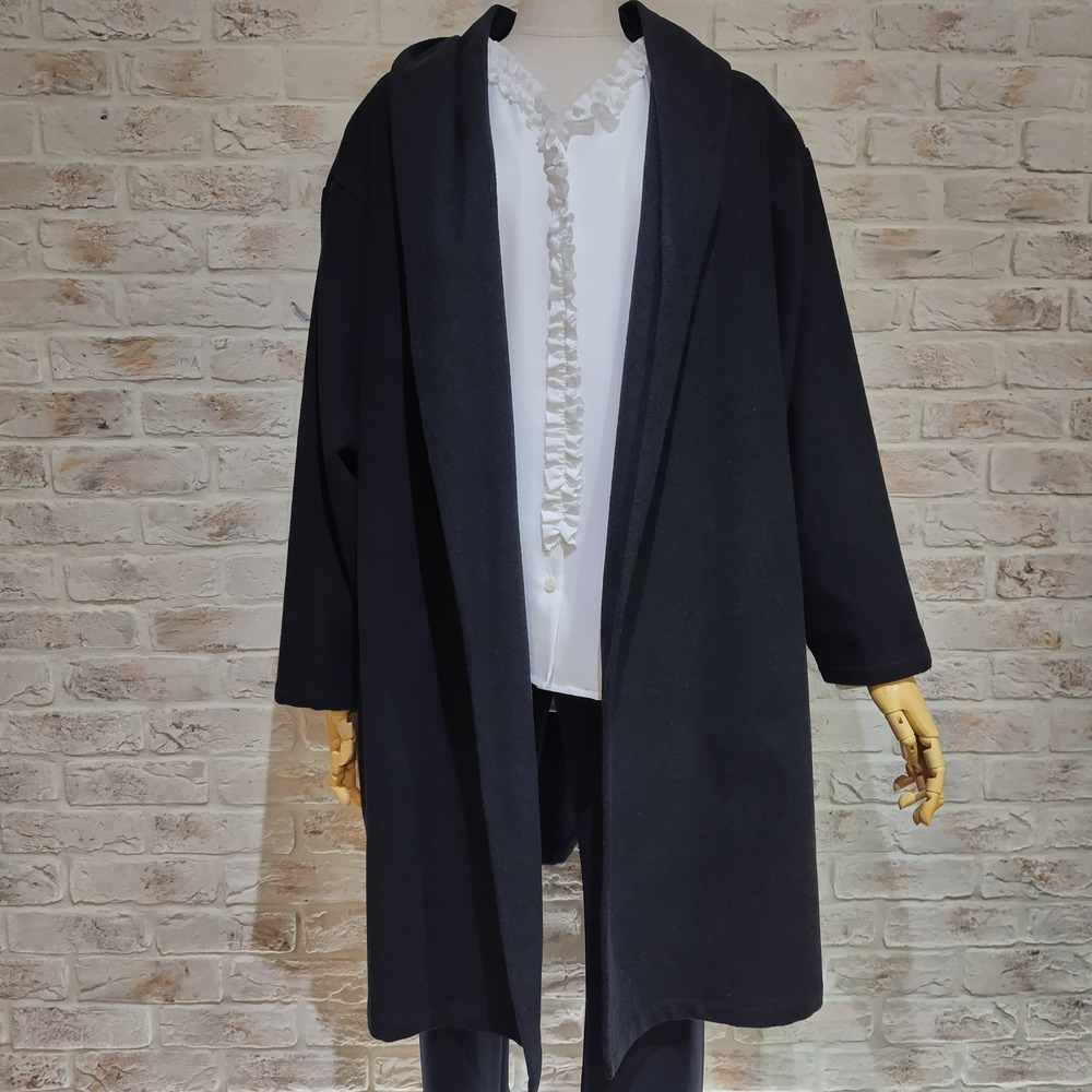 ウール調コーディガン1