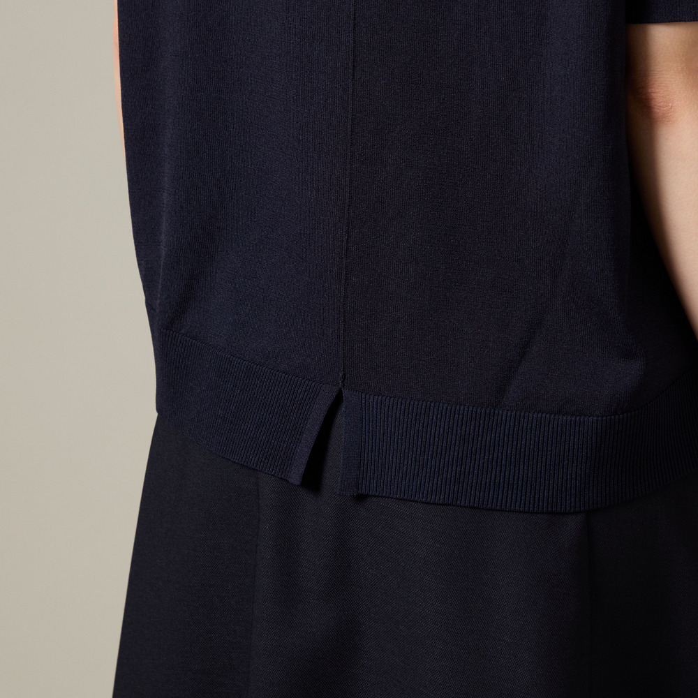 ビジュー付き大人の華やぎニットプルオーバー6