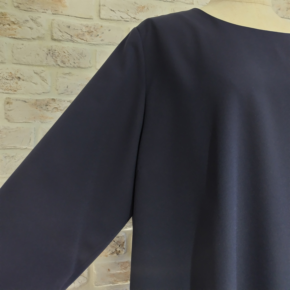 袖レース切り替えワンピース10