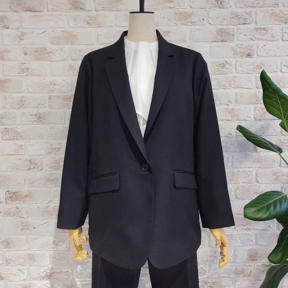 【セットアップ対応】シワになりにくい!3シーズン活躍する美シルエット テーラージャケット