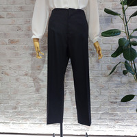 【セットアップ対応】ファスナー開きテーパードパンツ