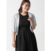 【大きいサイズ】【結婚式】【定番】ラメボレロ　　サイズＬ～６Ｌ/大きいサイズ ラクープ アルディラ