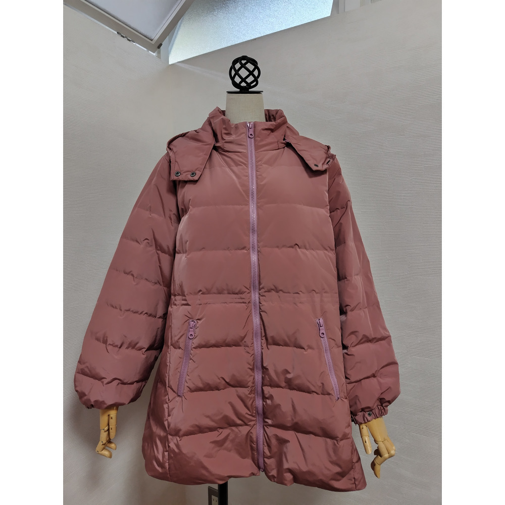 フード取り外しダウンコート17