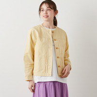 【洗える】綿麻ライトジャケット