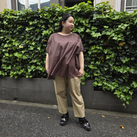 ギャザーオーバーブラウス