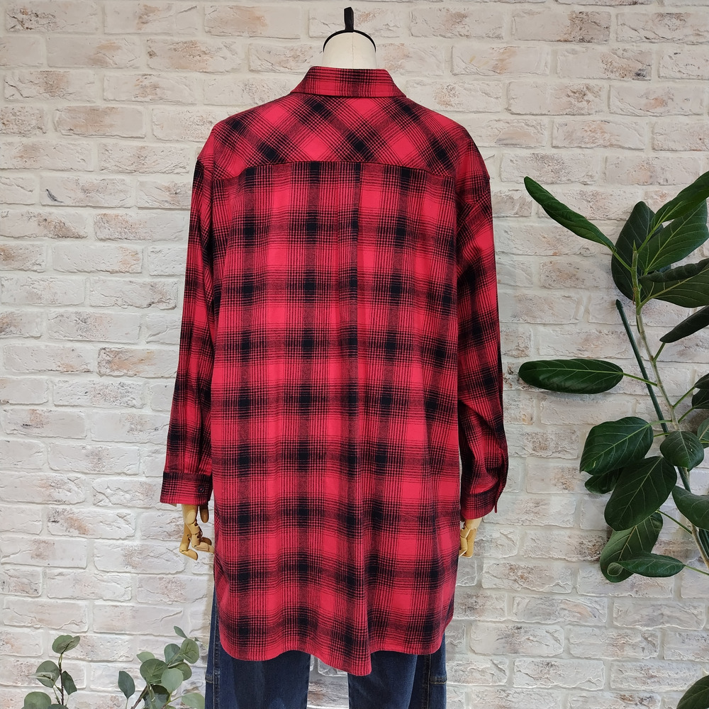 チェック柄ツイル起毛シャツ10