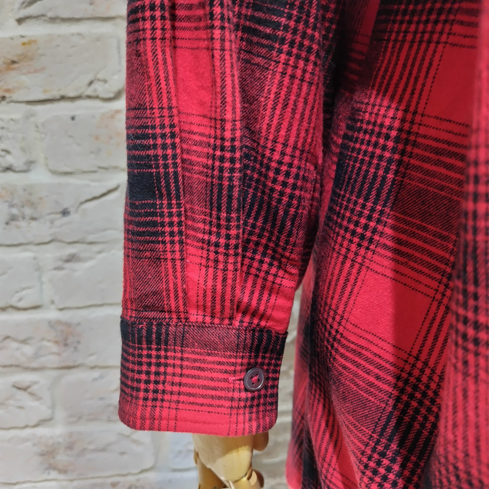 チェック柄ツイル起毛シャツ11