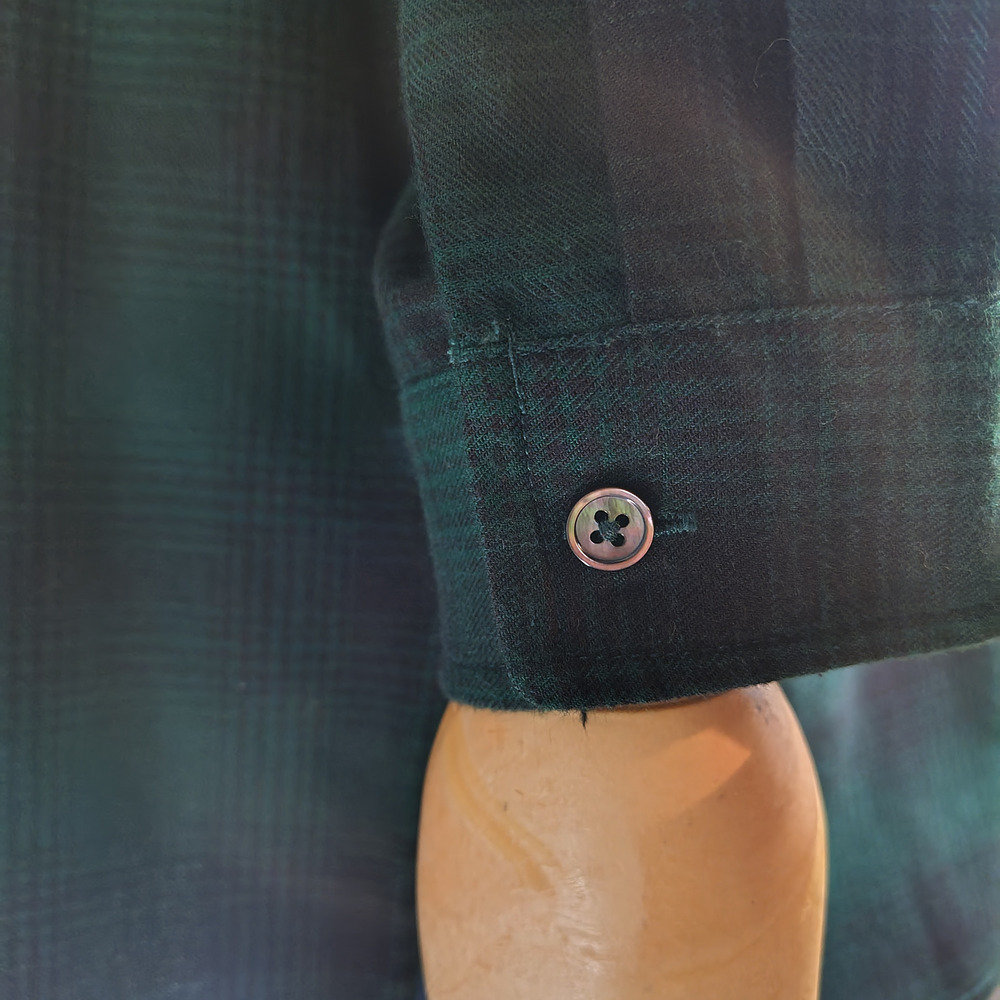 チェック柄ツイル起毛シャツ4