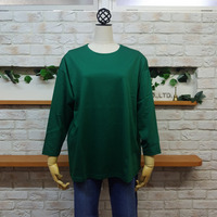 無地フレアー長袖Tシャツ