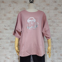 【洗える】箔トイプードルTシャツ