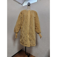 ボア×リップルキルティングコート