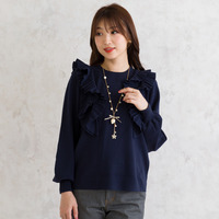 ラッフルフリルニット