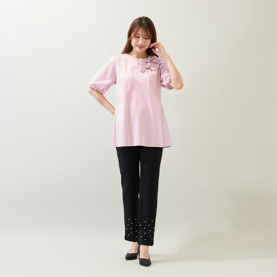 【定番人気/手洗いOK】パールスタッズレギンスパンツ【アリノマ/Alinoma】 【定番人気/手洗いOK】パールスタッズレギンスパンツ【アリノマ/Alinoma】