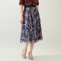 【セットアップ対応】プリントプリーツスカート