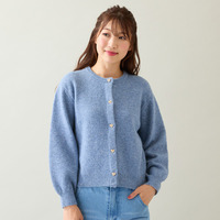 ハートボタンニットカーディガン