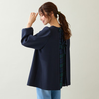 チェック切替プルオーバー