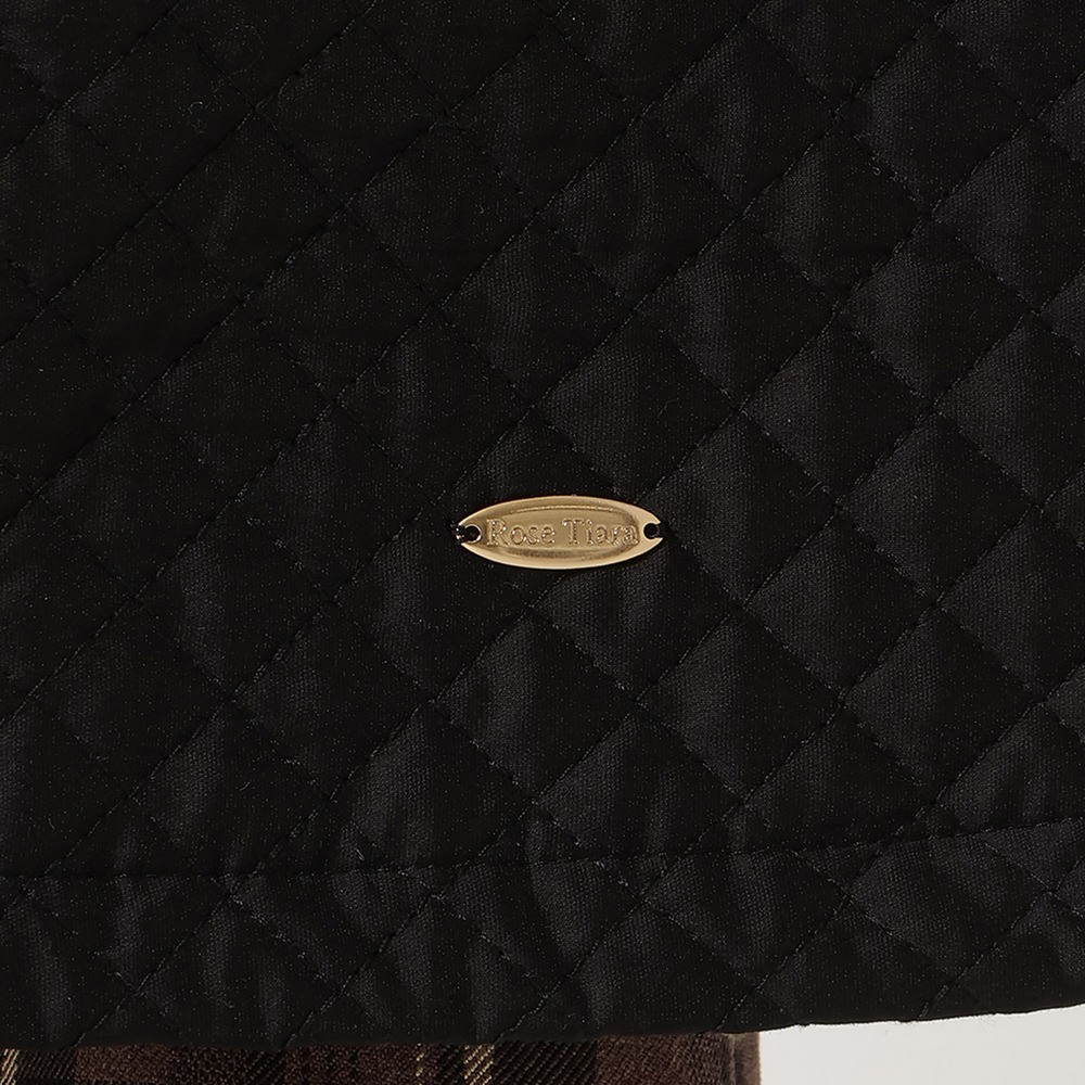 【M-StyleLuxe監修】【リボンブローチ付】キルティングリボンコート15