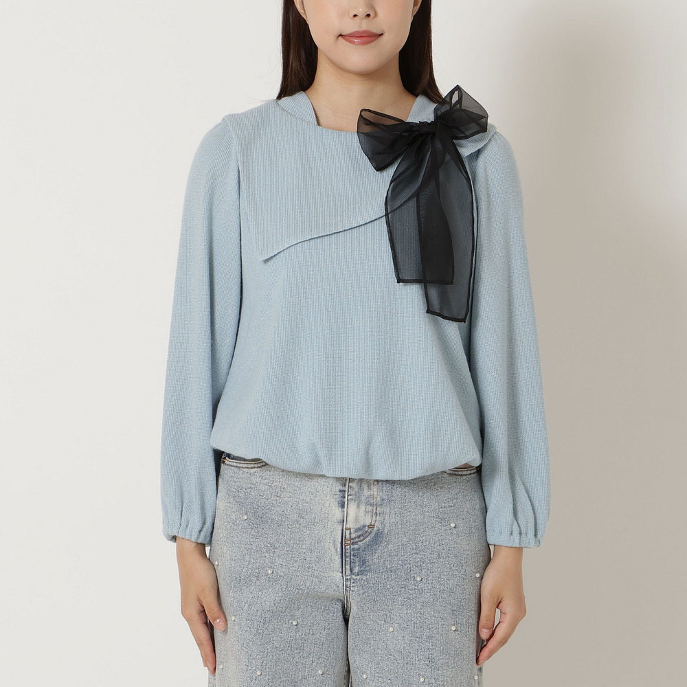 ビッグカラーリボンカットソー11