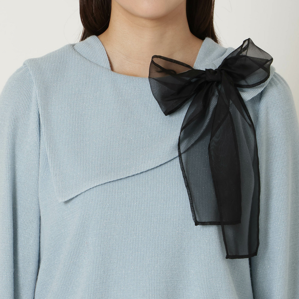 ビッグカラーリボンカットソー15