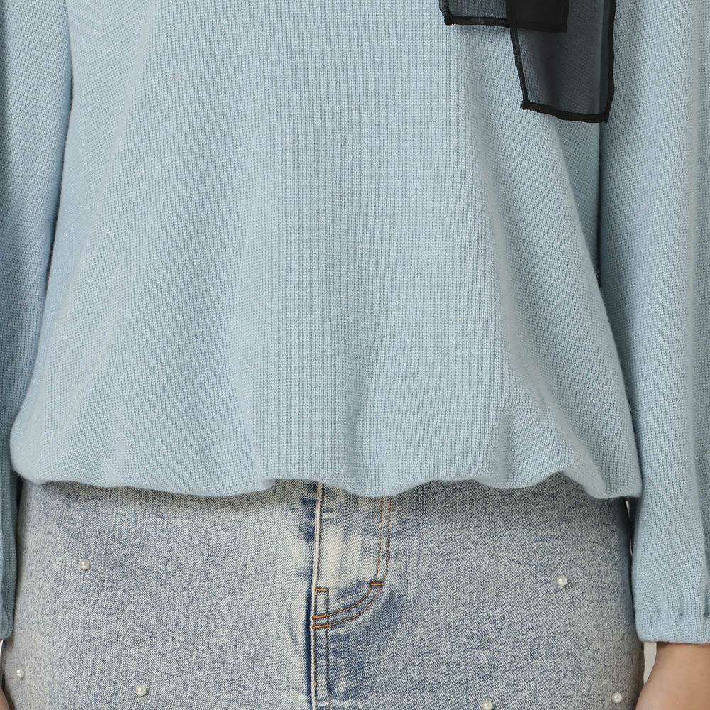 ビッグカラーリボンカットソー17