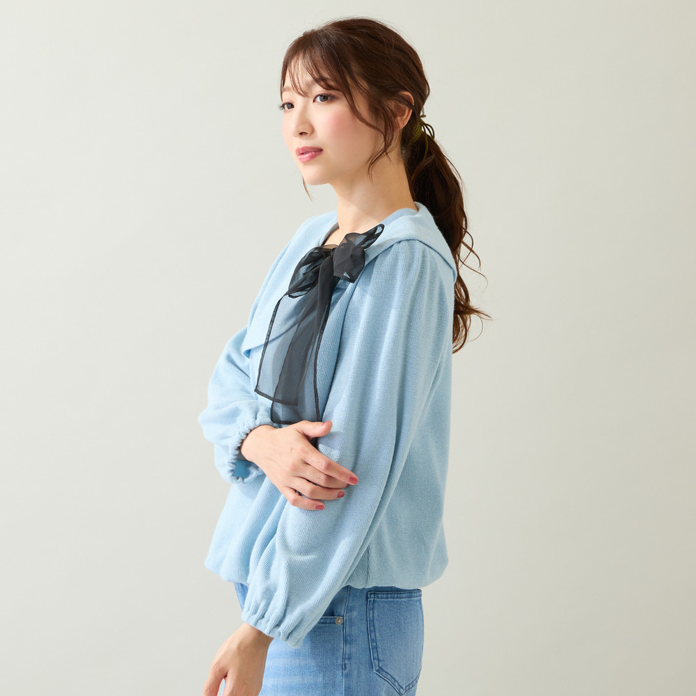 ビッグカラーリボンカットソー9