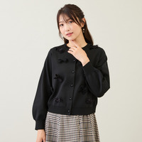 リボンニットカーディガン