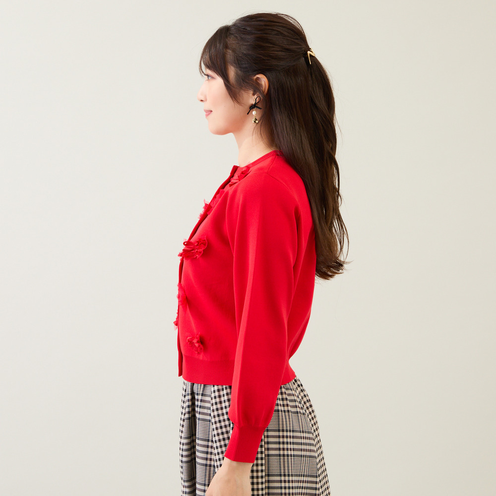 リボンニットカーディガン10