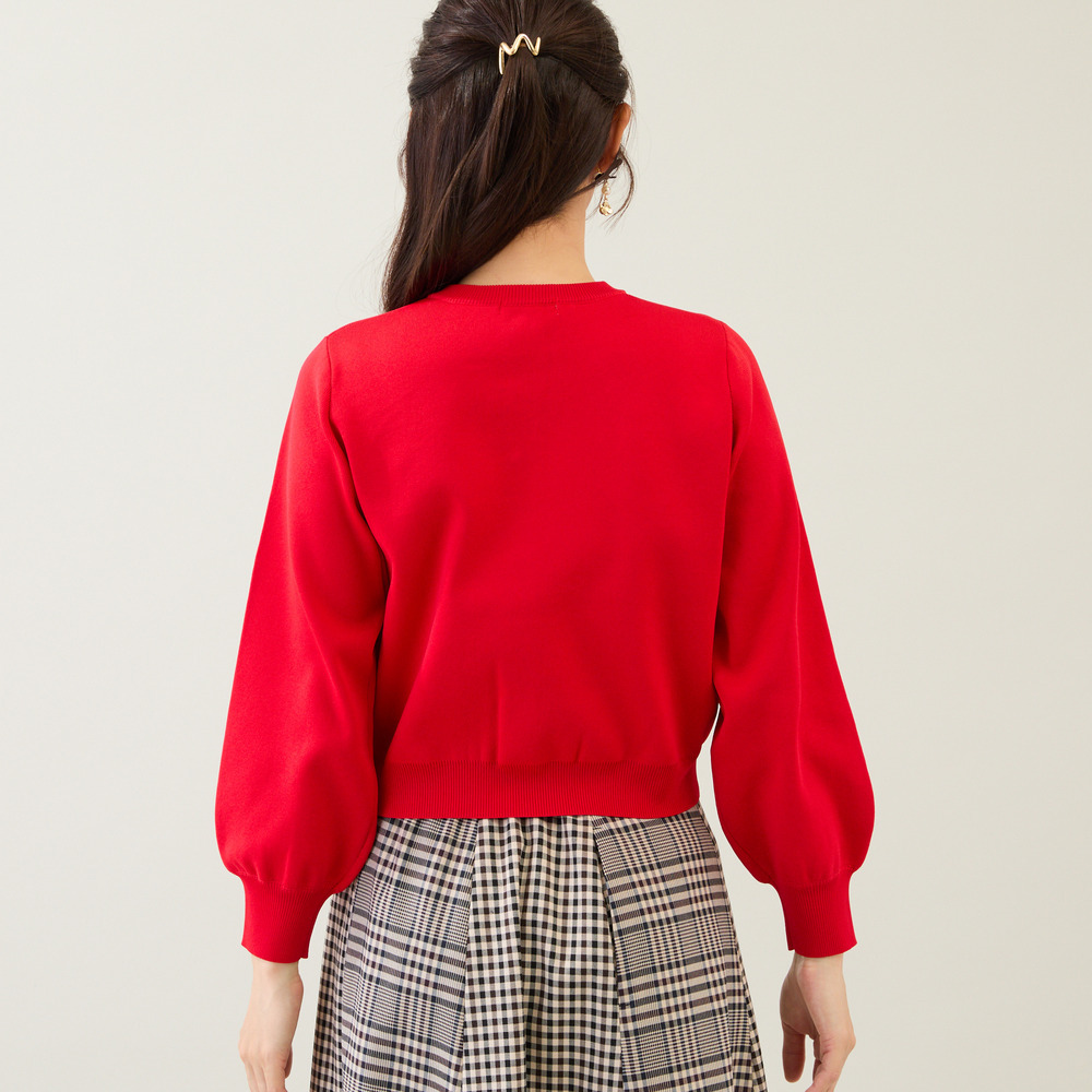 リボンニットカーディガン11