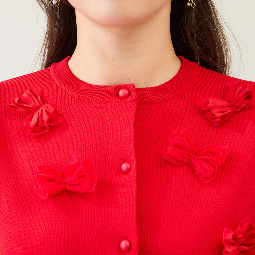 リボンニットカーディガン12