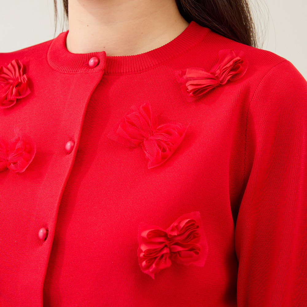 リボンニットカーディガン8