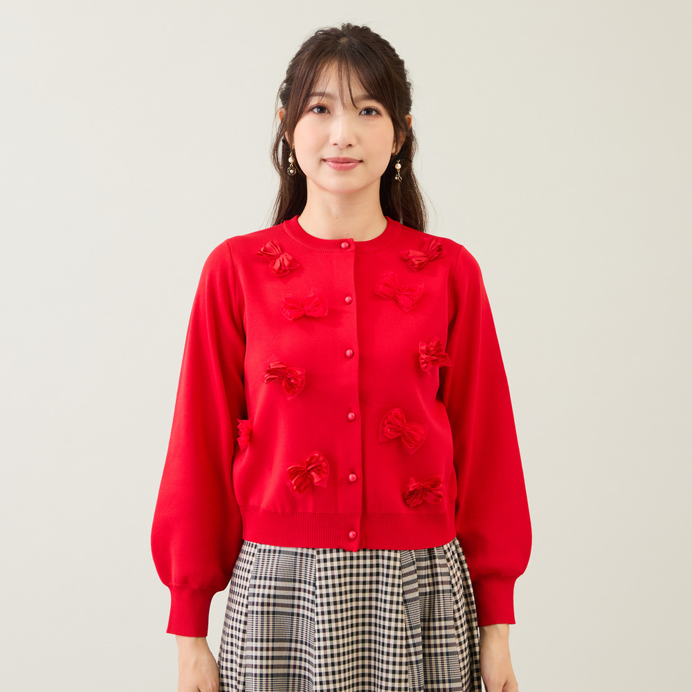 リボンニットカーディガン9