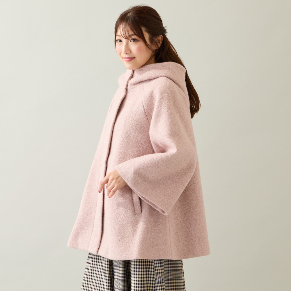 【2WAY】ポンチョコート4