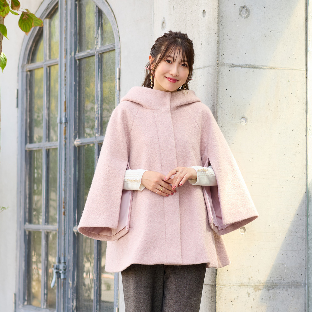 【2WAY】ポンチョコート1