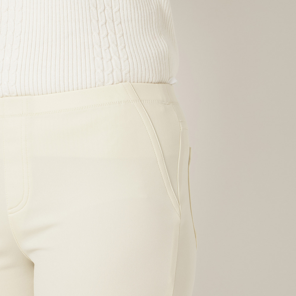 【伸縮性◎/ストレッチ発熱】裾リボンレギンスパンツ9