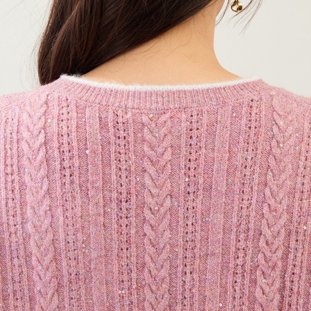 フリルラメニットプルオーバー9