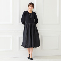 ニットドッキングワンピース