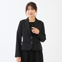 【接触冷感/シワになりにくい】リボンポケットテーラードジャケット