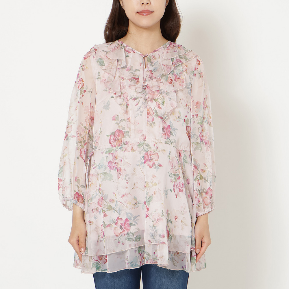 オリジナルプリントフリルチュニック10