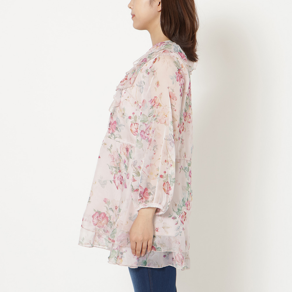 オリジナルプリントフリルチュニック11