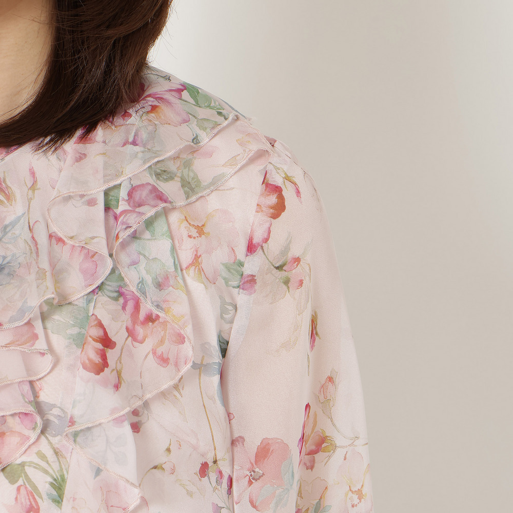 オリジナルプリントフリルチュニック14